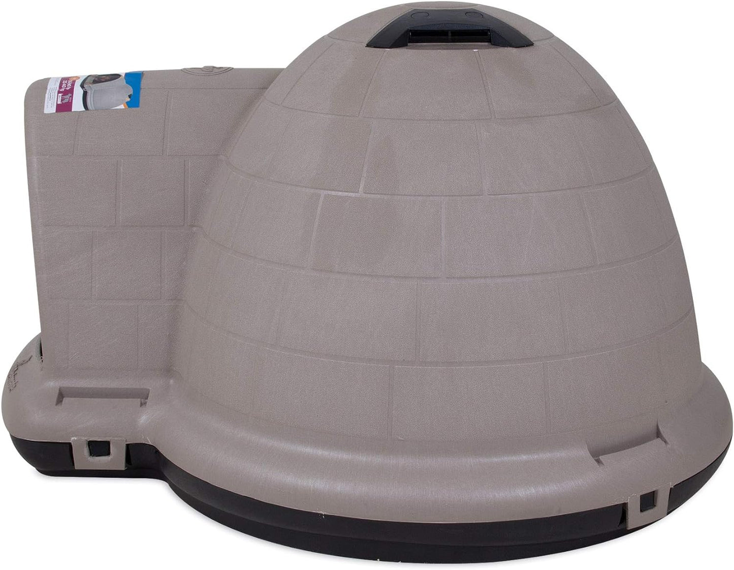 Petmate Indigo Dog House (Igloo Dog House, Made in USA with 90% Recycled Materials, All-Weather Protection Pet Shelter) for XL Dogs -90 to 125 pounds, Made in USA